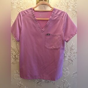 Figs Dusk Catarina Scrub Top XS